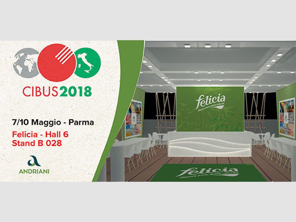 Felicia protagonista a Cibus 2018