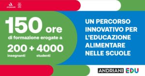 ANDRIANI EDUCATIONAL, UN PERCORSO DINAMICO E INNOVATIVO PER L’EDUCAZIONE ALLA SOSTENIBILITÀ ALIMENTARE NELLE SCUOLE