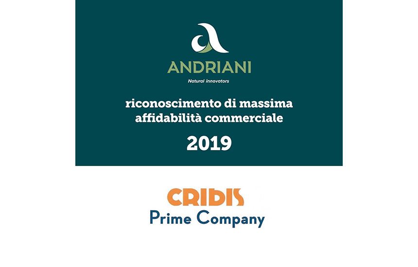 Riconoscimento cribis prime company per Andriani S.p.a.