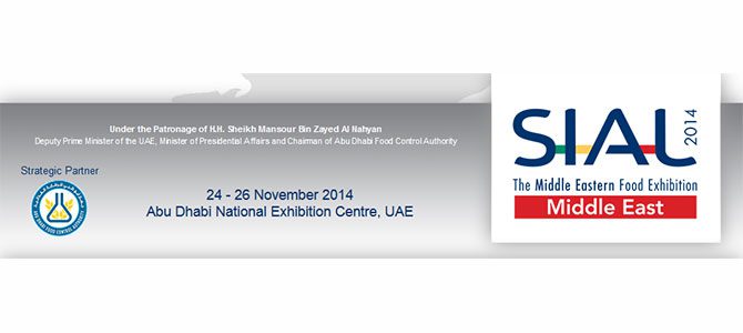 SIAL MIDDLE EAST 24-26 NOVEMBRE 2014-ABU DHABI
